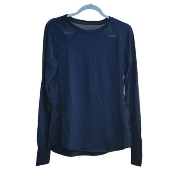 Yogasmoga Vivacity Long Sleeve Jersey Tee in Carbon 6 Women's Size 10 - Picture 2 of 10